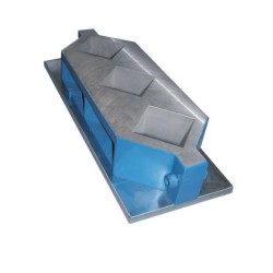 Three place cube mould - Cast aluminum, 50 mm