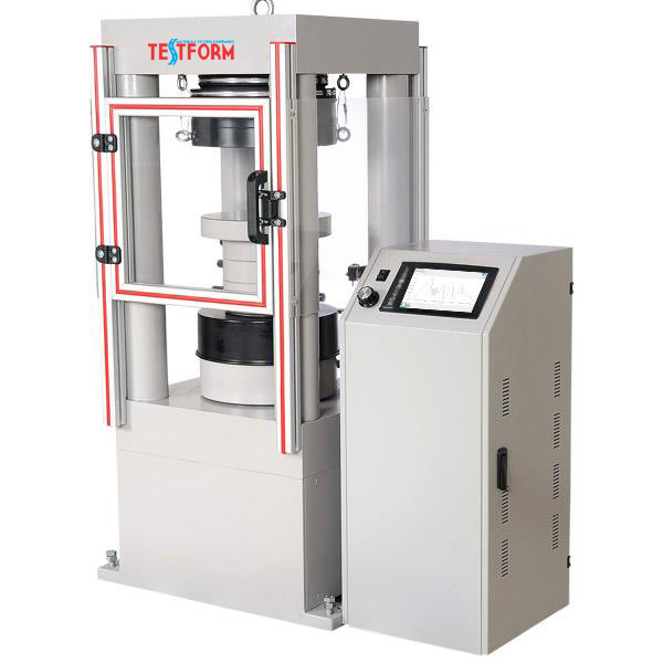 Touch Screen Controlled Instant Servo Hydraulic Compression Test Machine with Modulus Of Elasticity