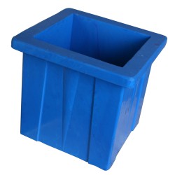 Cube moulds  - 150 x 150 x 150 mm, Plastic, 2200 gr