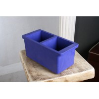 Concrete Cube mold - Two gang, 100 x 100 x 100 mm, Plastic