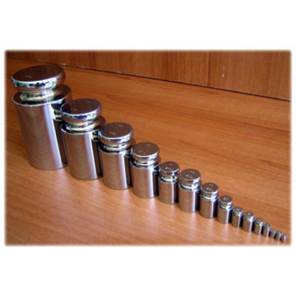 500g M1 Class Stainless Steel or Brass Weight