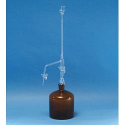Automatic Burette - Two Glass Taps, With Reservior