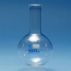 Flask - Short neck, Round bottom