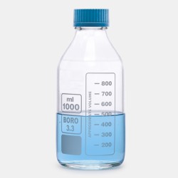 BOTTLES - "ISO" - "glass" - "transparent -" neutral glass "