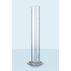Measuring Cylinder - Long Type, Hexagonal Glass Base