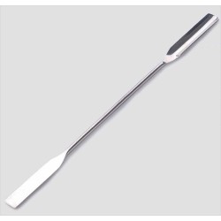 Spatula - Flat and Round Grooved, Stainless steel