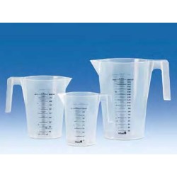 Graduated beakers, stackable, PP