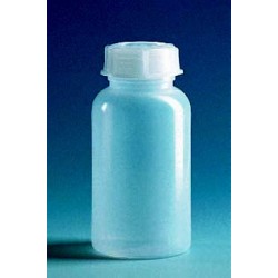 Wide-mouth bottles, transparent, PE-LD