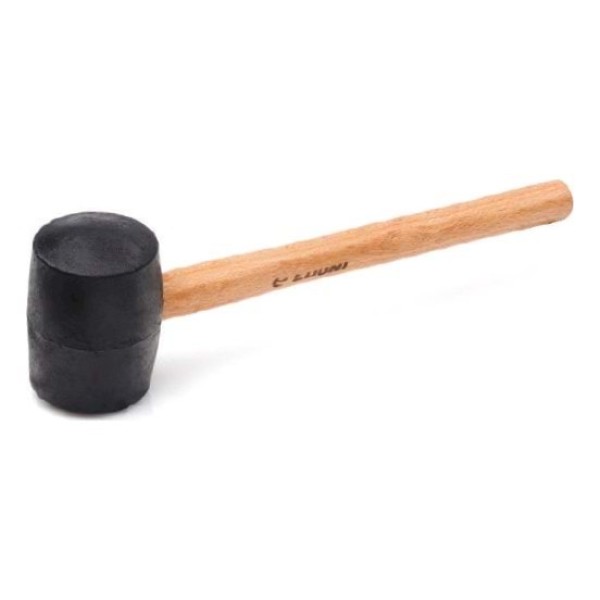 Rubber Mallet With Wooden Handle