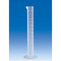 Graduated cylinders, PP, Class B tall shape, with a raised scale