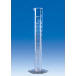 Graduated cylinders, SAN, Class B tall shape, with a raised scale