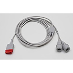Invasive Blood Pressure Cable, Edwards LS TruWave, Dual, 3.6 m/12 ft.
