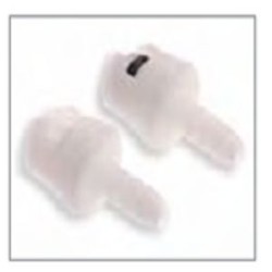 Connector, Submin Mated Pair to 1/8 in. ID Tube, Plastic (10/PK)