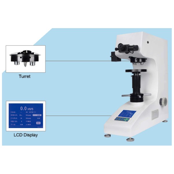 Digital Vickers hardness tester