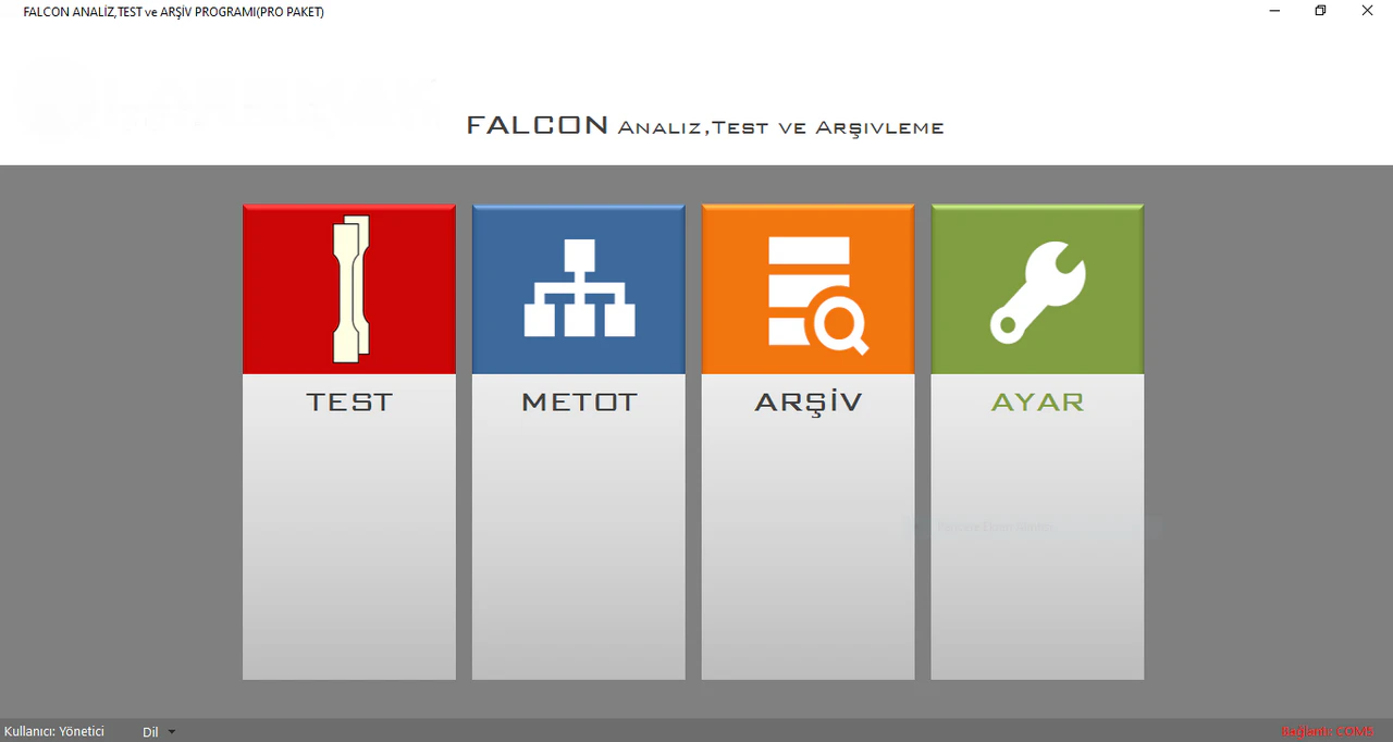 Dispositivo di prova di trazione e compressione "SERIE KOMPETAN"