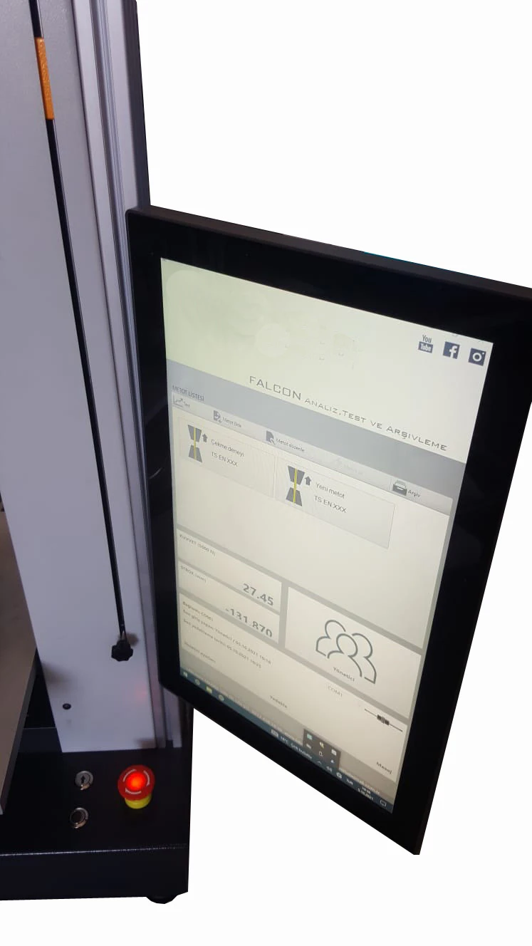 Dispositivo di prova di trazione e compressione "SERIE KOMPETAN"