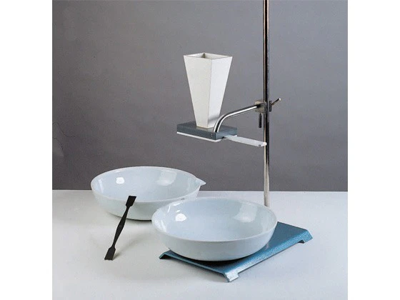 Katyonik emülsiyon kopma değerlerinin manuel olarak belirlenmesi için ekipman