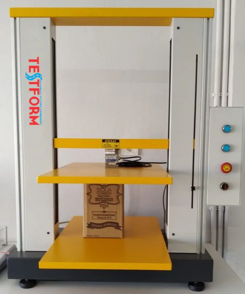 Испытания на сжатие и штабелирование коробок (коробочного сжатия)