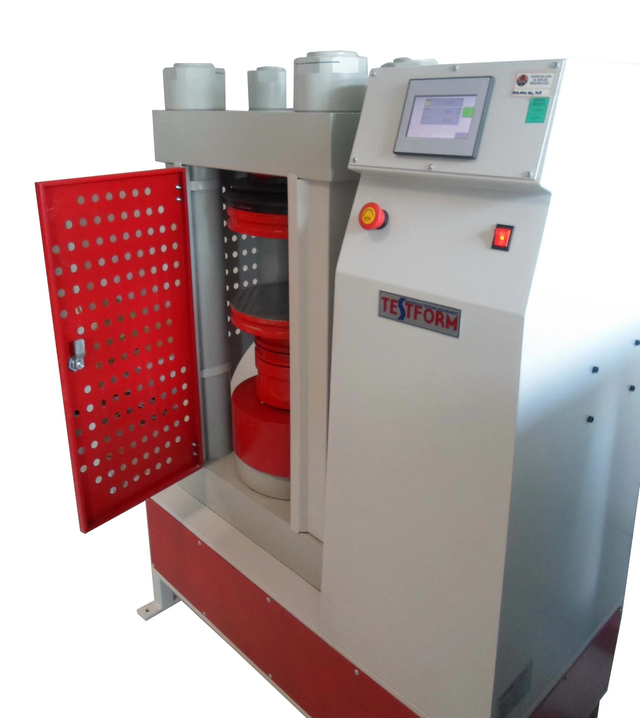 Beton Test Presi 2000 kN Kapasiteli - Dokunmatik ekran