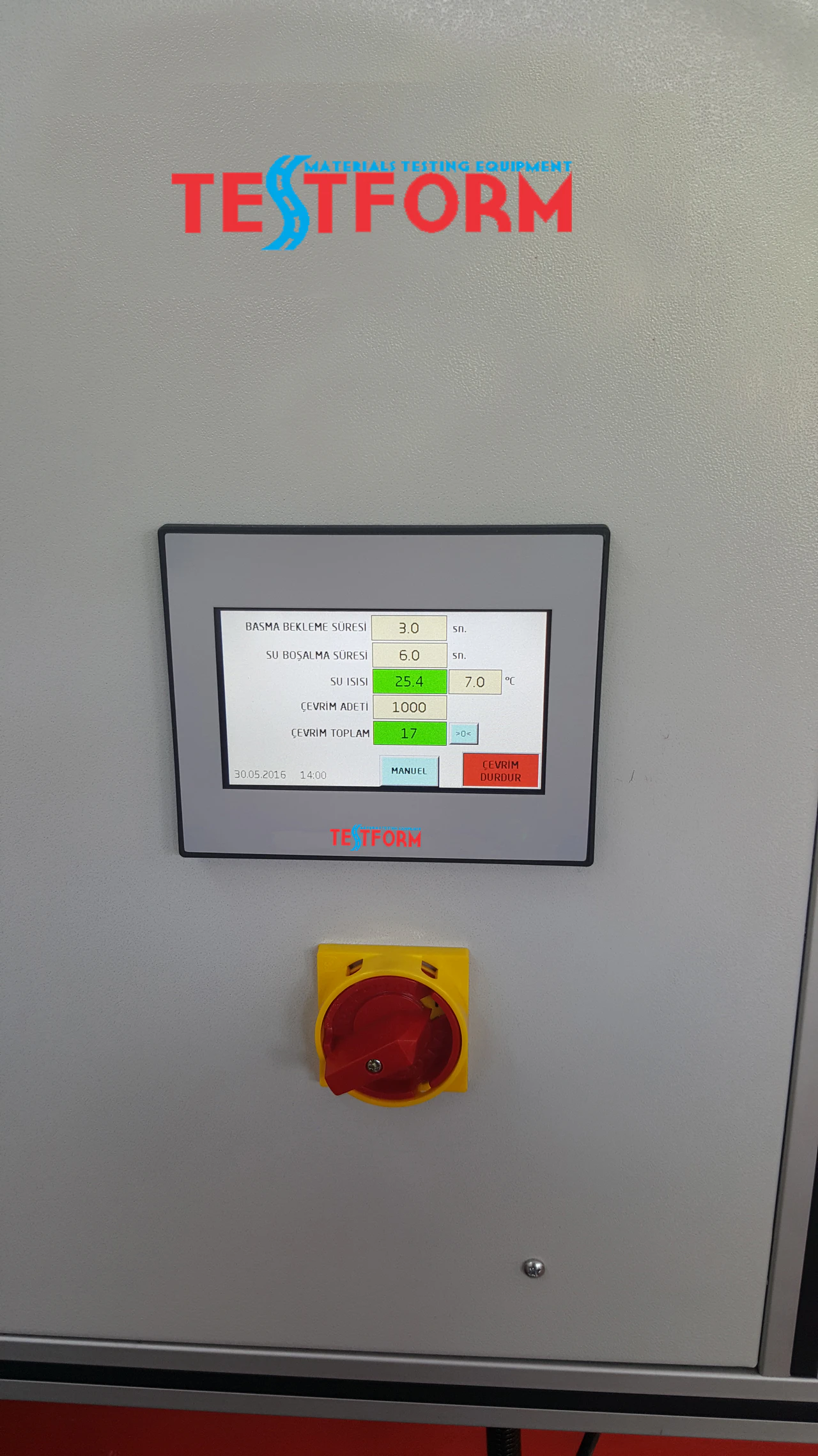 Relief valve reliability test