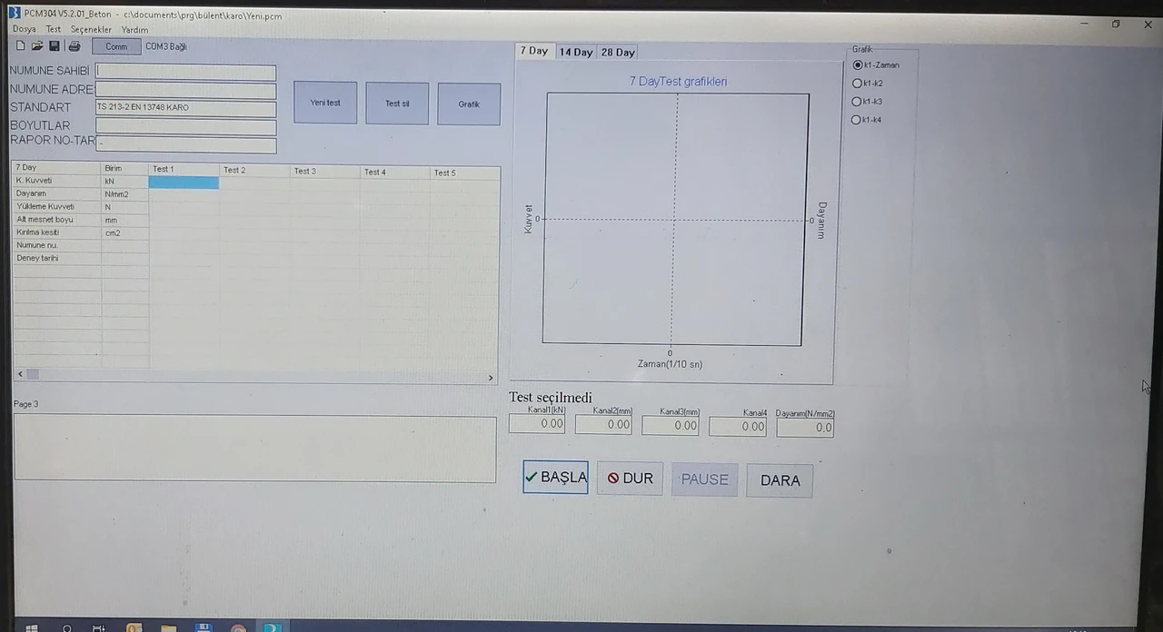 Dispositivo de Prueba de Tracción para Adhesivo de Azulejos - Digital