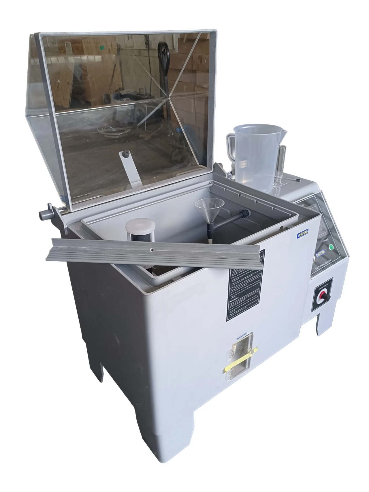 Cabina di prova a spruzzamento di sale