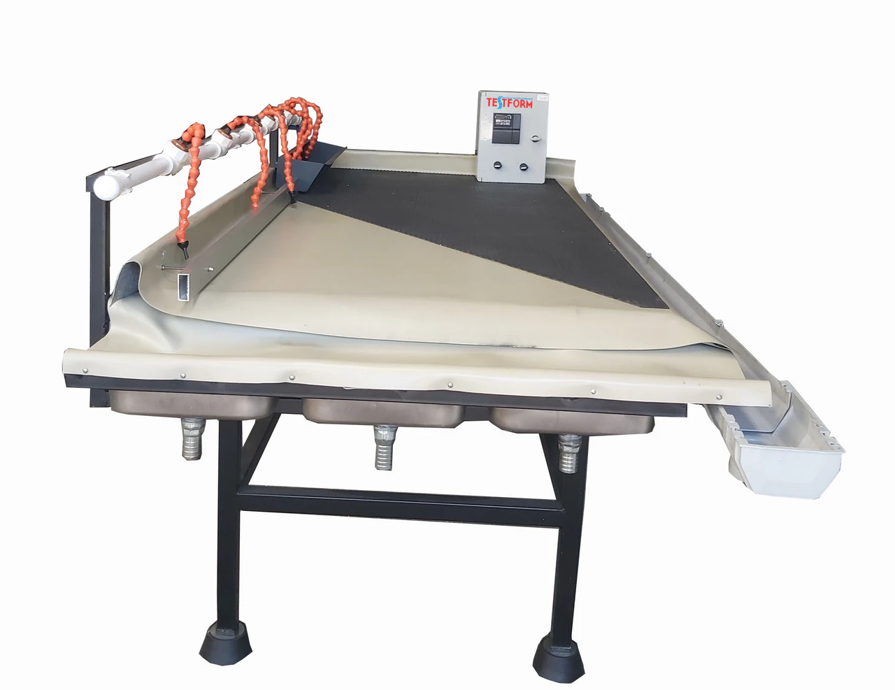 Altın Sallayıcı Masası - Altın ve gümüşü ayıran alüminyum yataklı dayanıklı laboratuvar çalkalayıcı masası