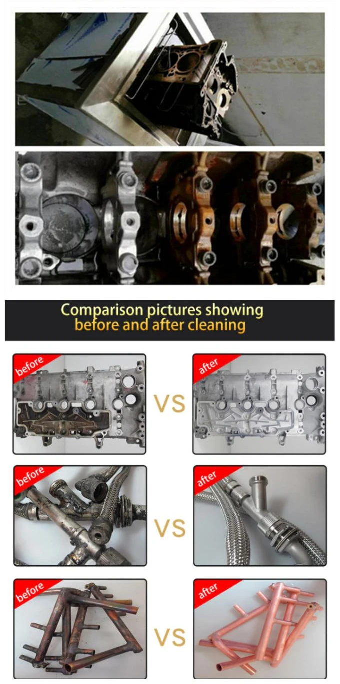 超声波清洗机 - 强力超声波清洗柴油重型服务气缸盖和发动机零件