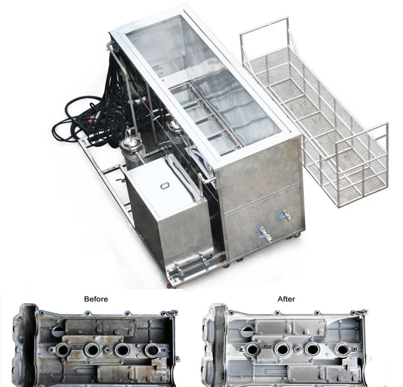 Ultrasonik Yıkama Banyosu - Güçlü Ultrasonik Temizleme Dizel Ağır Hizmet Silindir Kafaları ve Motor Parçaları