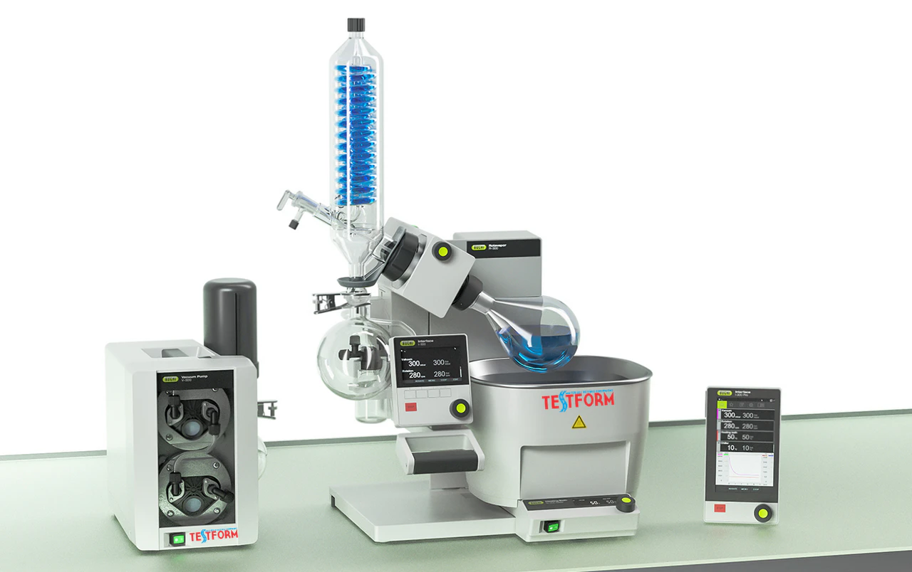 Binder geri kazanım cihazı, Döner buharlaştırıcı yöntemi