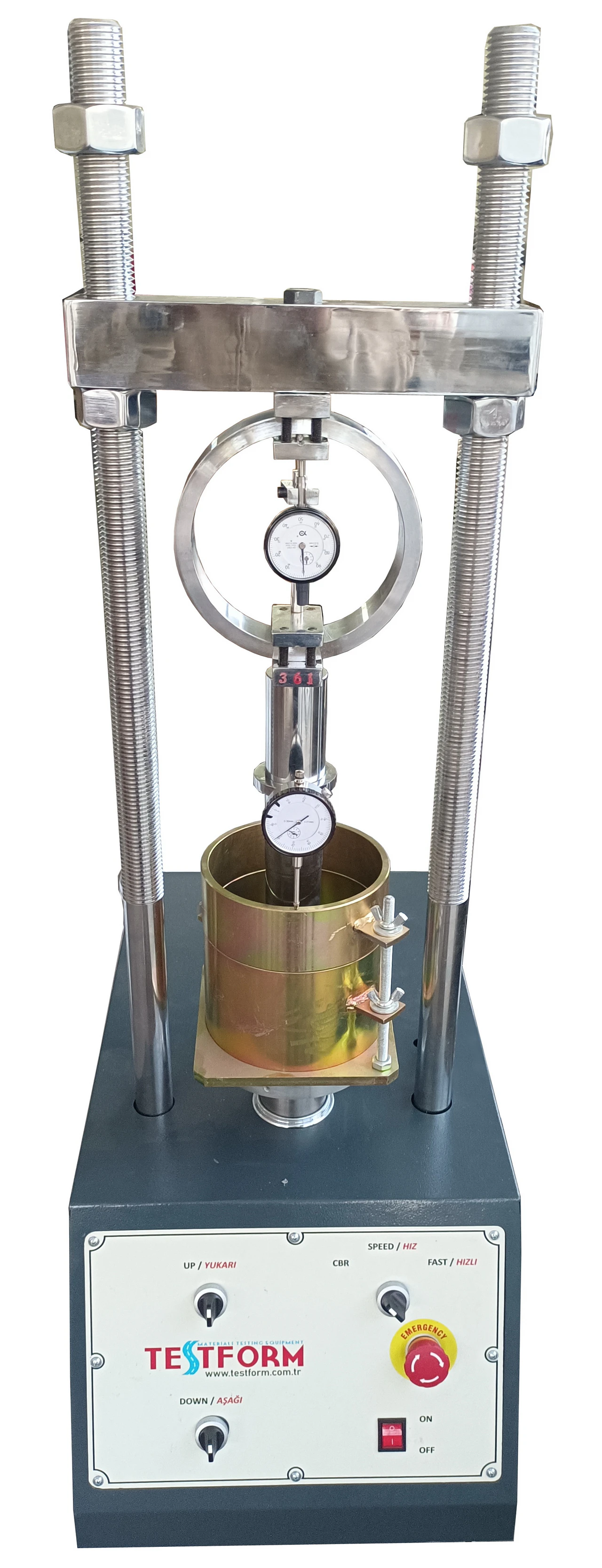 CBR Test Cihazı -  50 kN - Yük Halkalı