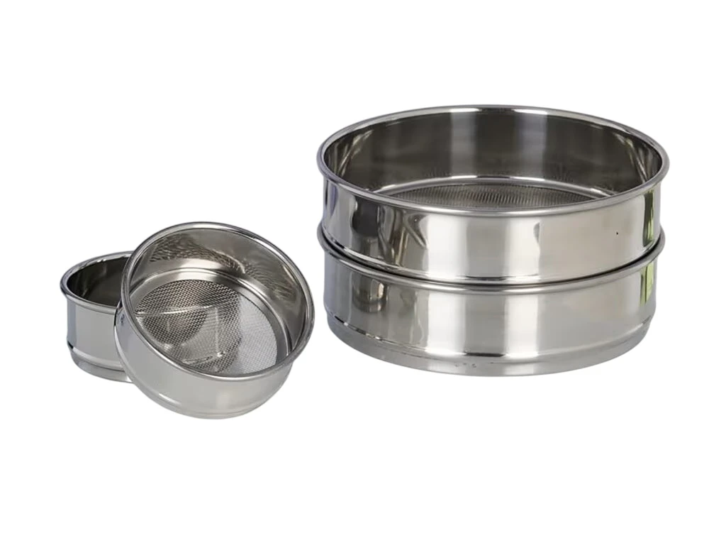 Elek, Analiz Deney Eleği, Test Elekleri - Kasnak Çapı: 100 mm, 150 mm, Dokuma Tel Örgü, Test Eleği, Analiz Eleği