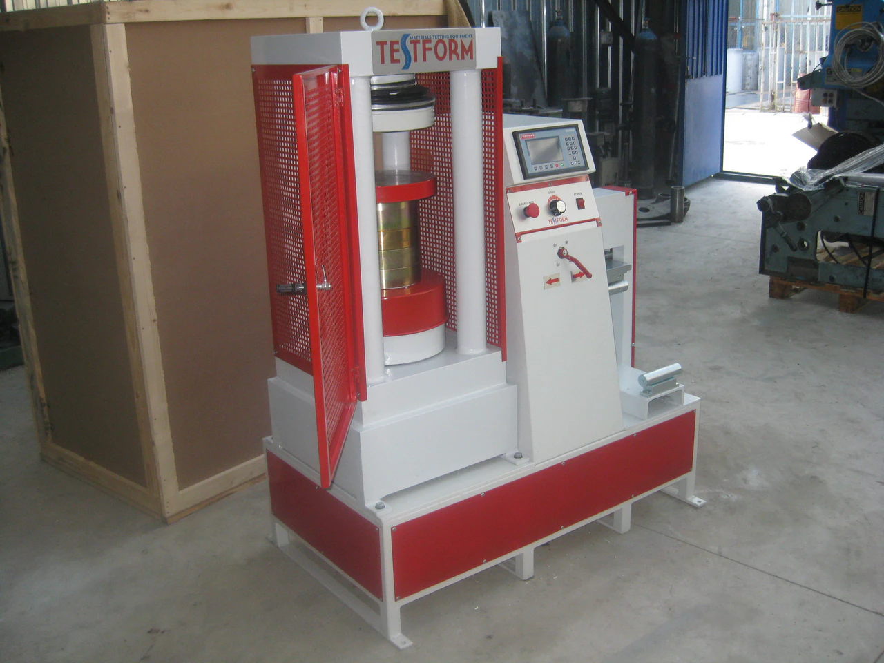 Prensa de Teste de Compressão & Flexão de Concreto 2000 kN - 50 kN de Capacidade