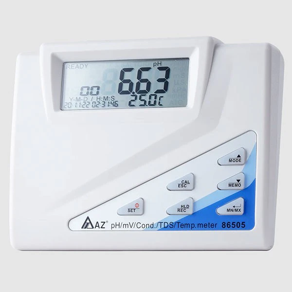 Настольный pH | mV | Проводимость | TDS | Соленость | Термометр