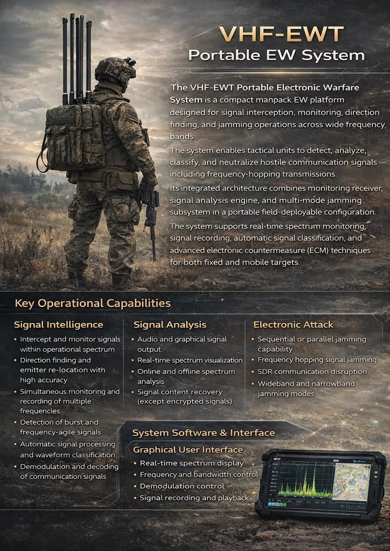 Sistema de Guerra Electrónica Portátil