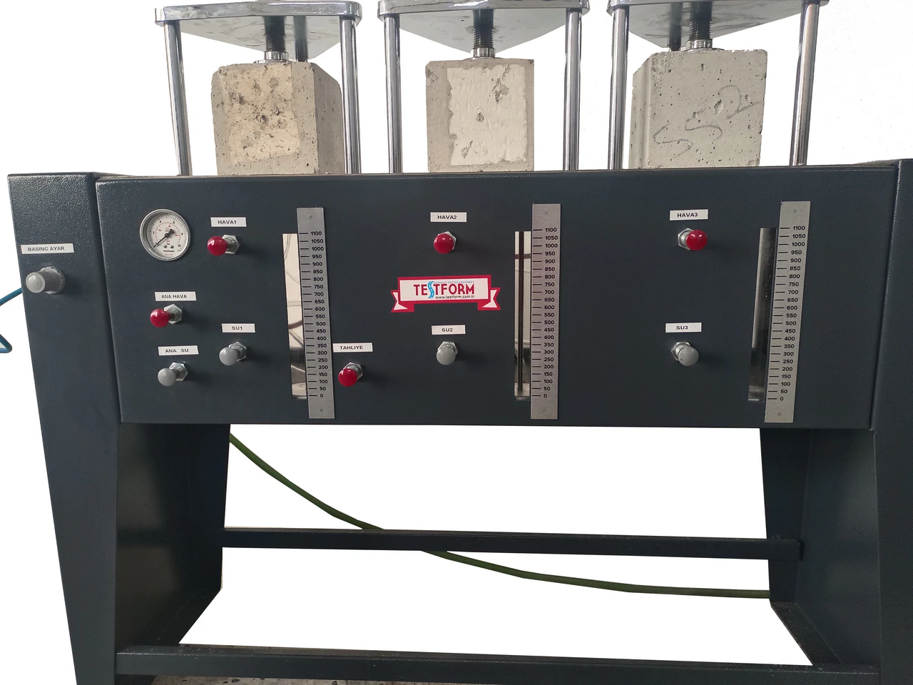 Beton-Durchlässigkeitsgerät, Beton-Permeabilität-Testgerät - Drei Zellen