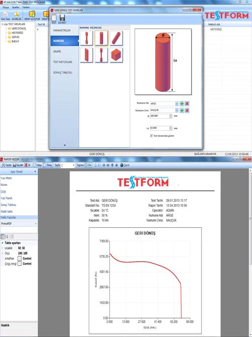 Çekme Basma Test Cihazı - 200 KN