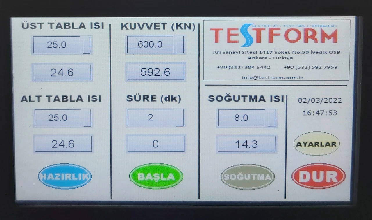 热压机 - 热实验室压机