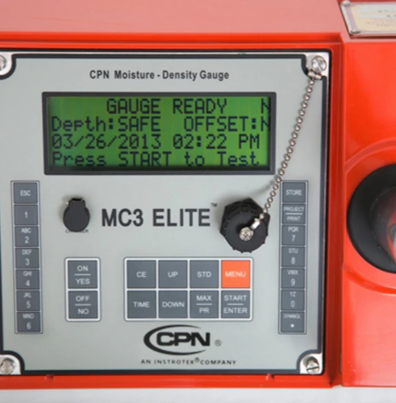 Medidor de Densidade e Umidade por Fonte Nuclear