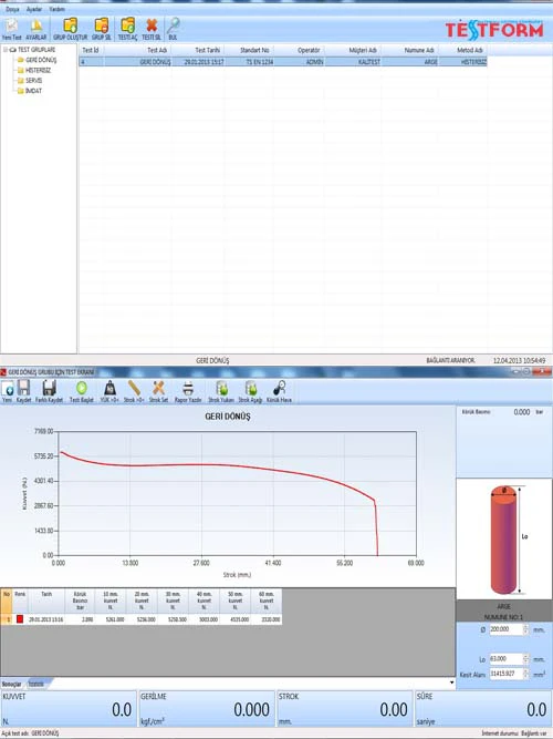 Software de Prueba de Materiales