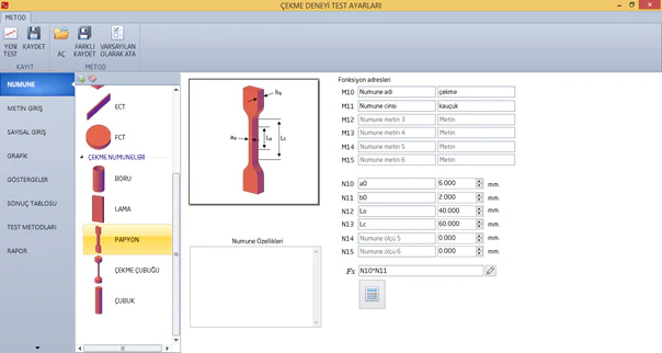 Software de Prueba de Materiales