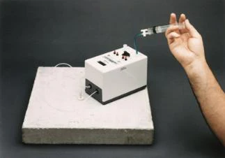 جهاز اختبار نفوذية الهواء/الماء للخرسانة