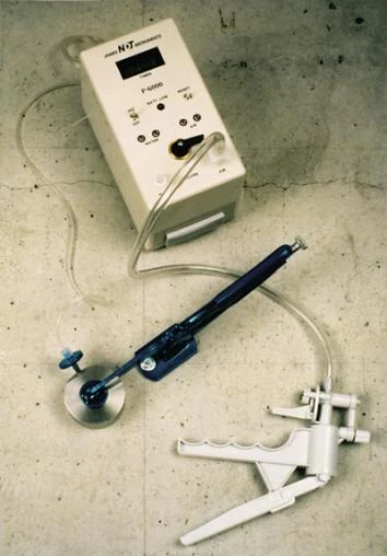 جهاز اختبار نفوذية الهواء/الماء للخرسانة