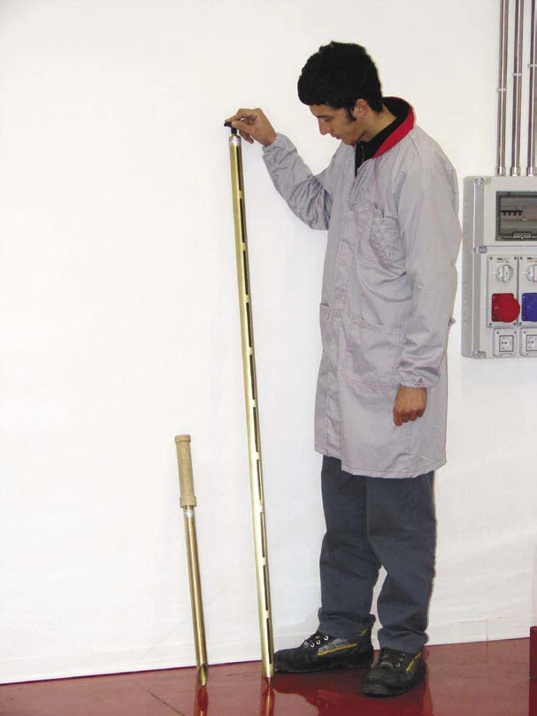 Dökme çimento numune alıcısı 