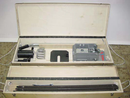 Manuel dinamik penetrometre, 10 kg çekiç, 50 cm düşme