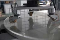 Эластичные напольные покрытия - Тестовый аппарат для определения эффекта колесика кресла