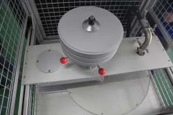 Elastik yer döşemeleri-Koltuk tekerleği etkisinin tayini test cihazı