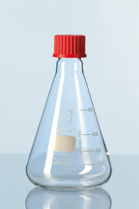 Erlenmayer - Dar boyunlu,  Vida Kapaklı