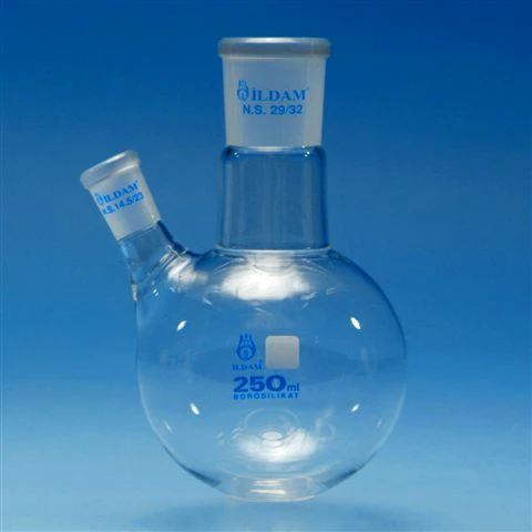  Balonlar - Dibi yuvarlak, İki boyunlu, Norm şilifli