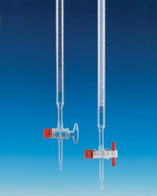 Büret - Düz Musluklu